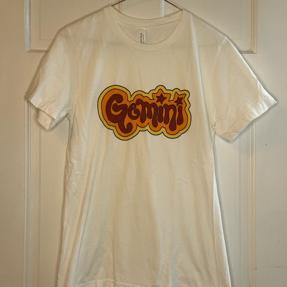 Bella Canvas Women’s White Gemini T-Shirt